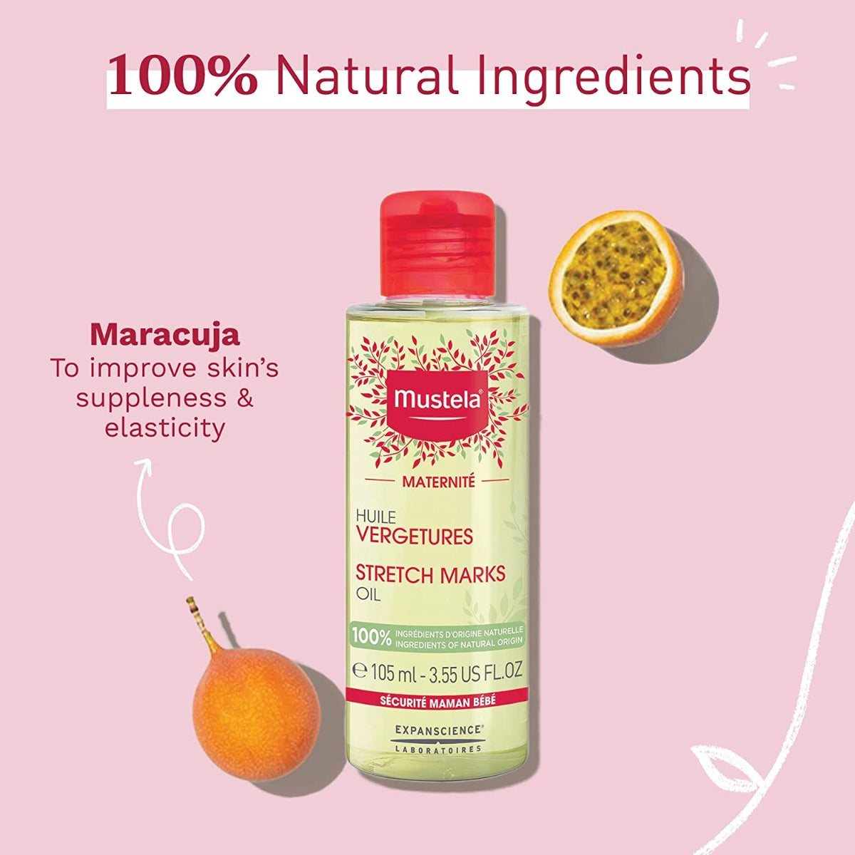 Mustela  Strech Mark Prevention Oil 105Ml Mustela Yallatoys