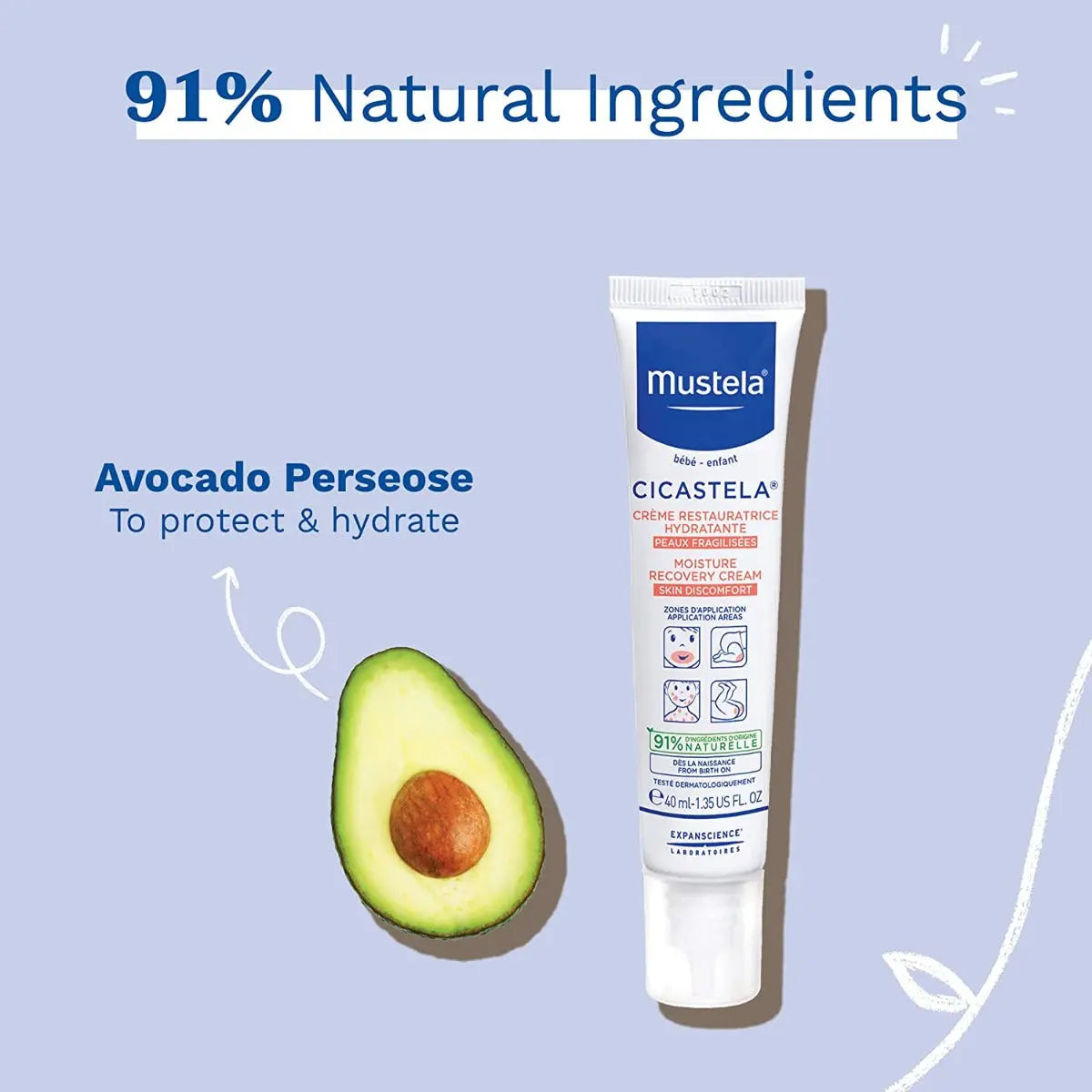 Mustela  Cicastela Recovery Cream Mustela Yallatoys