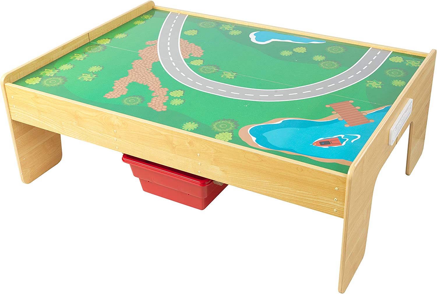 Buy Kidkraft Adventure Town Railway Wooden Train Set & Table | Yallatoys.com