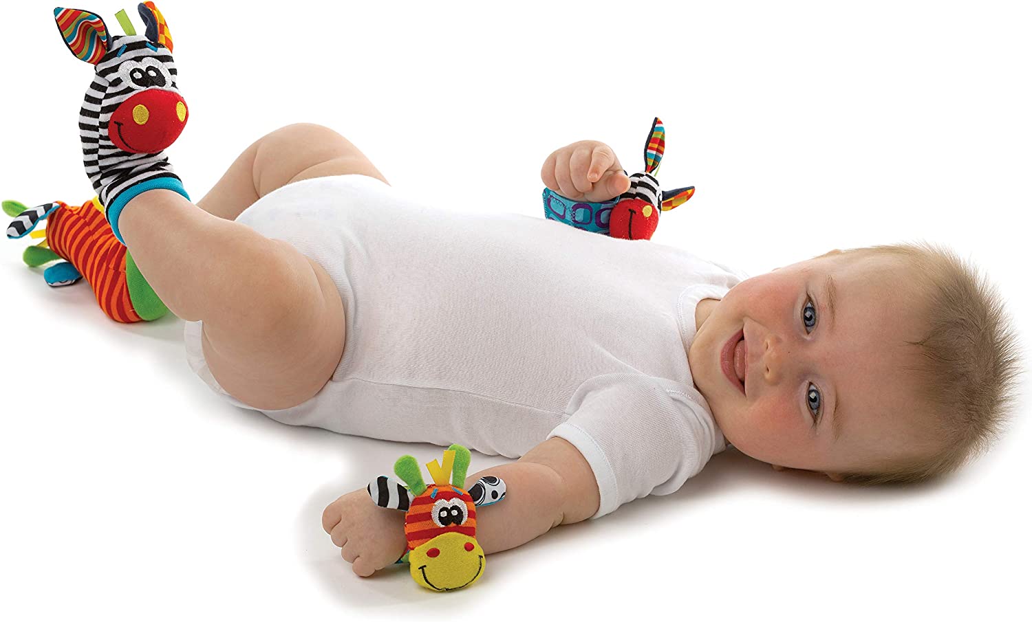 Playgro Jungle Wrist Rattle And Foot Finder Playgro Yallatoys
