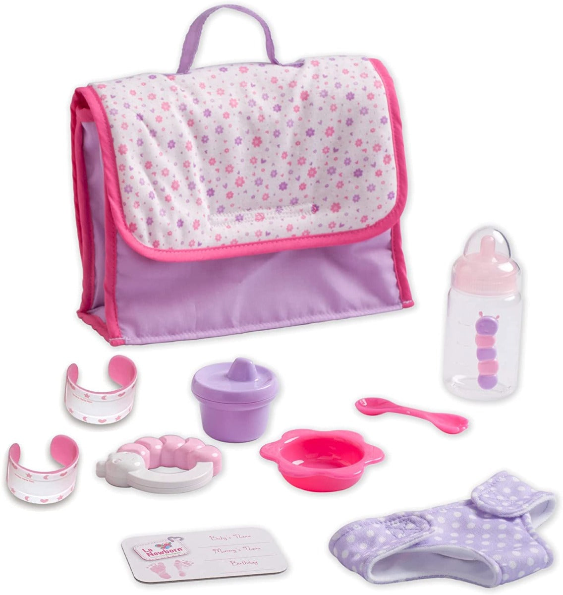 Buy Jc Toys 13inch All-Vinyl La Newborn Realistic Baby Doll Diaper Changing Bag Gift Set | Yallatoys.com
