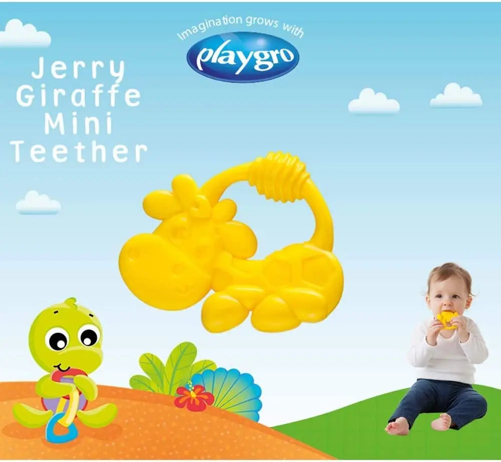 Playgro Jerry Giraffe Mini Teether Playgro Yallatoys