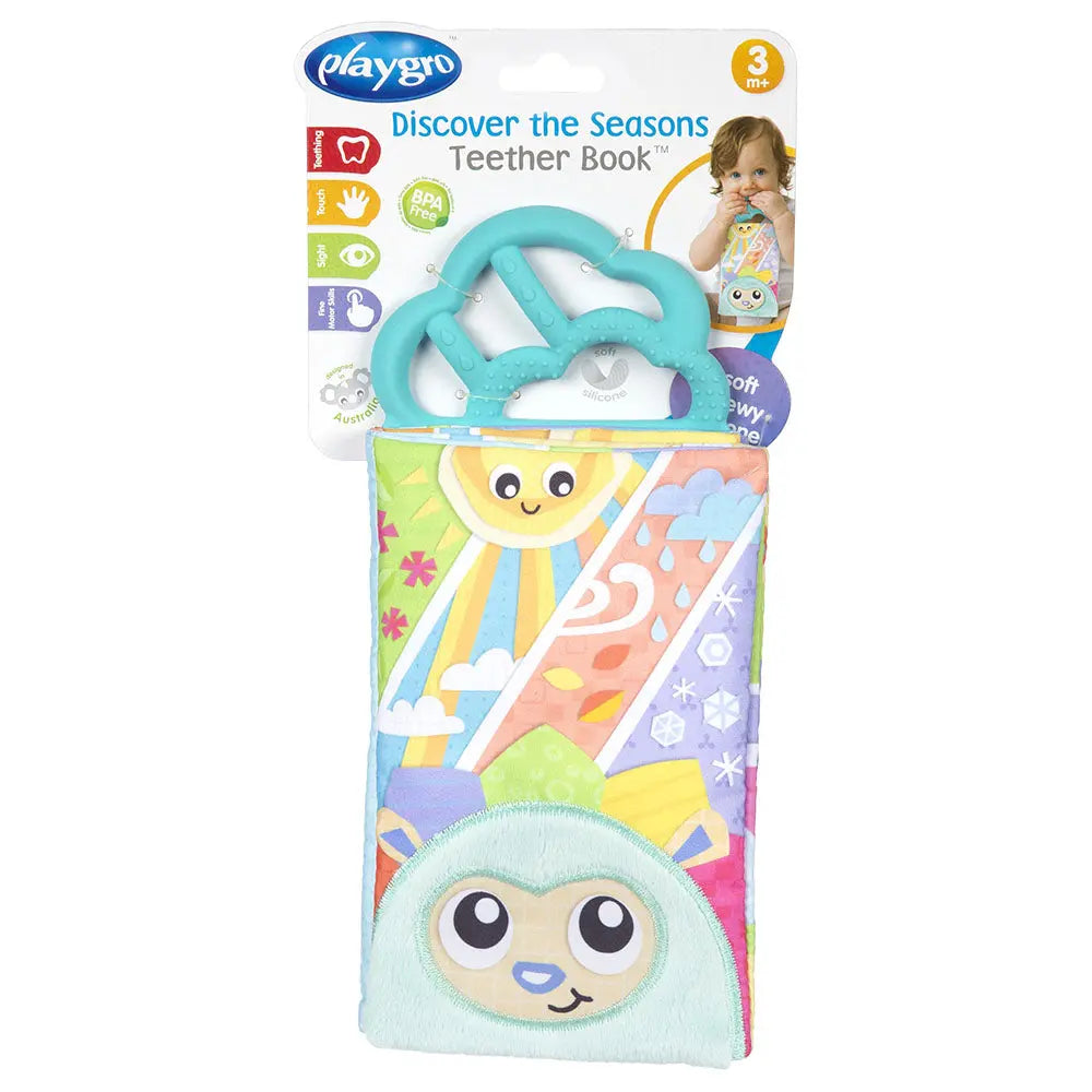 Playgro Discover The Seasons Teether Book Pg0188171 Playgro Yallatoys