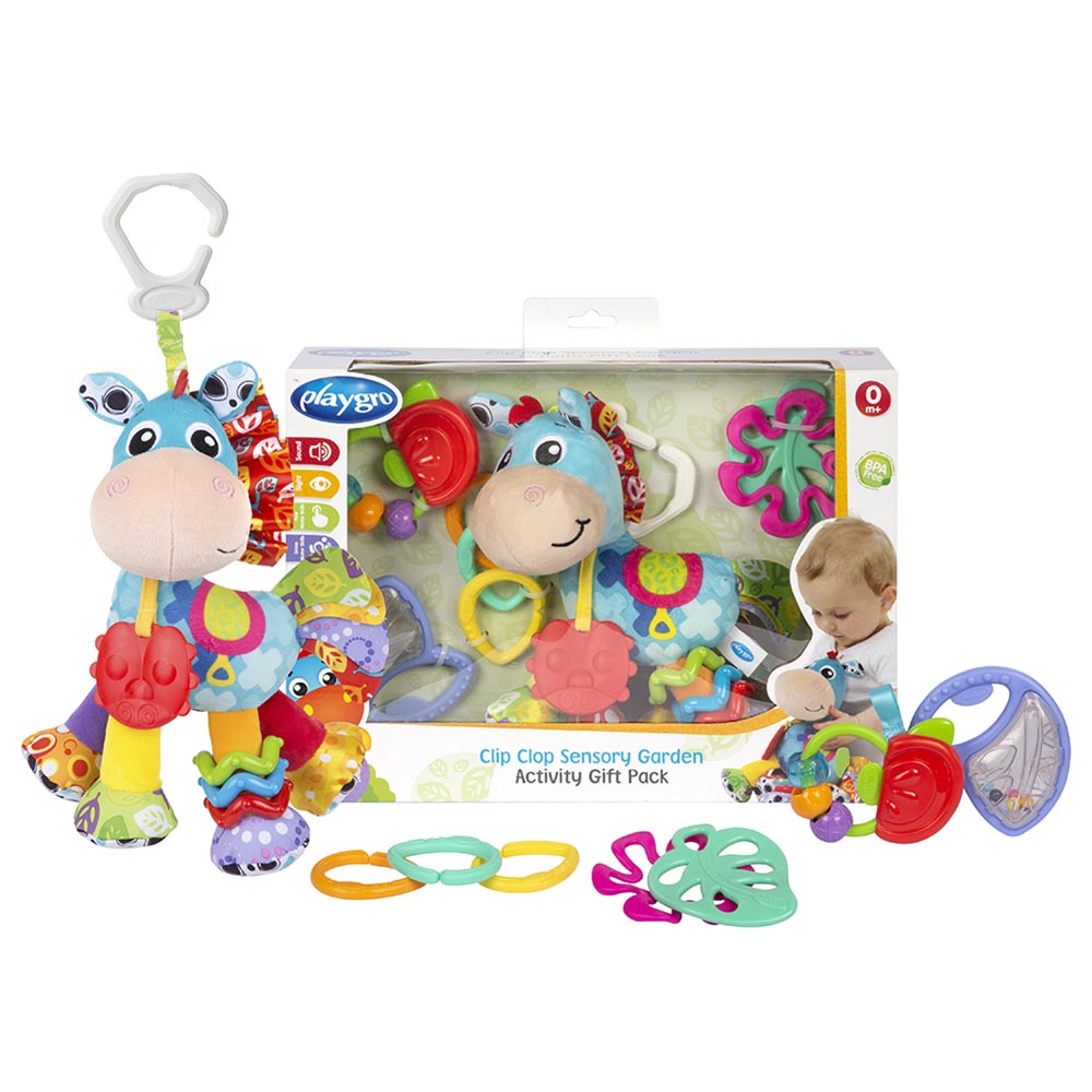 Playgro Clip Clop Sensory Garden Activity Gift Pack Playgro Yallatoys