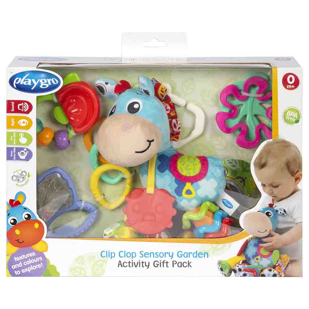 Playgro Clip Clop Sensory Garden Activity Gift Pack Playgro Yallatoys