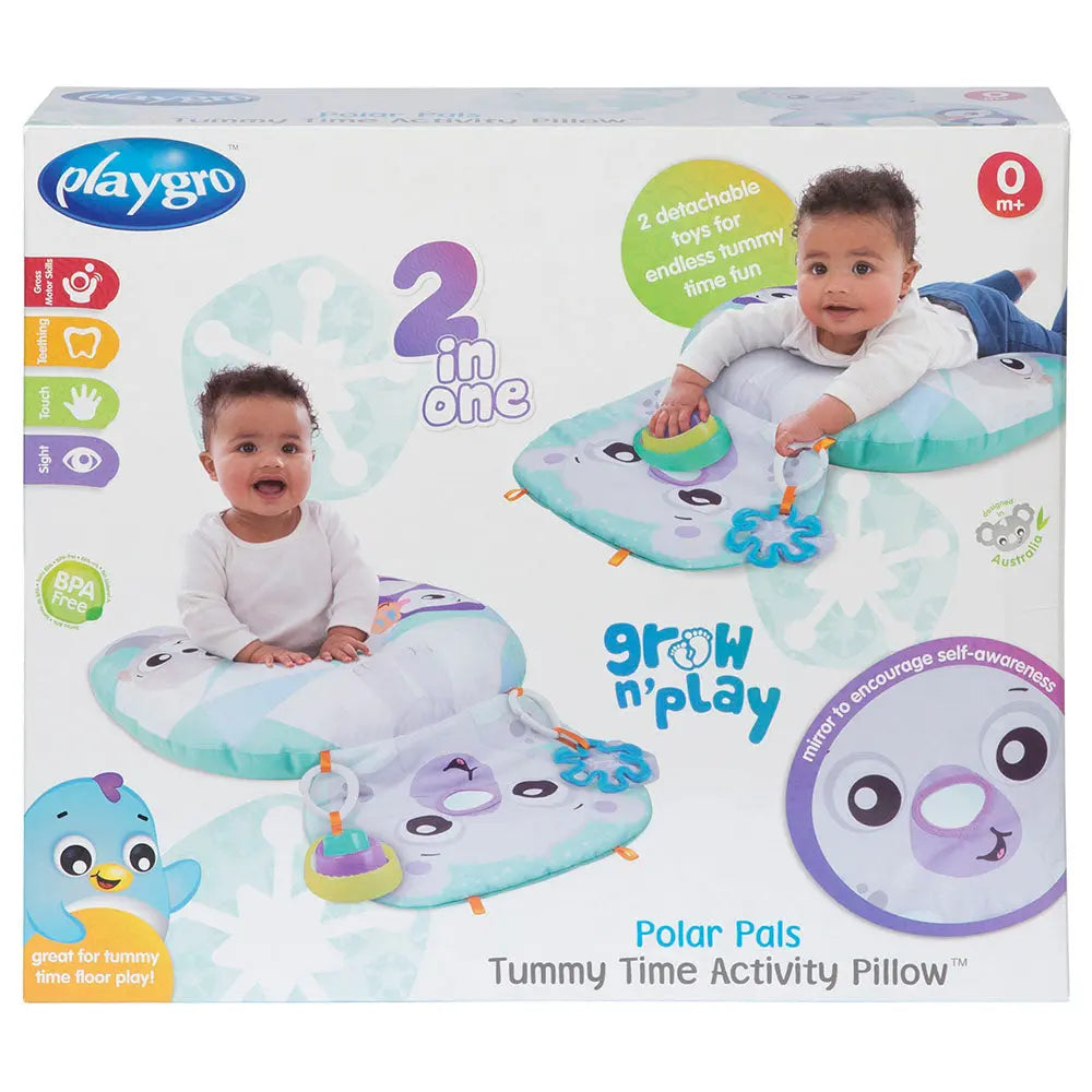 Playgro Polar Pals Tummy Time Activity Pillow Pg0188232 Playgro Yallatoys