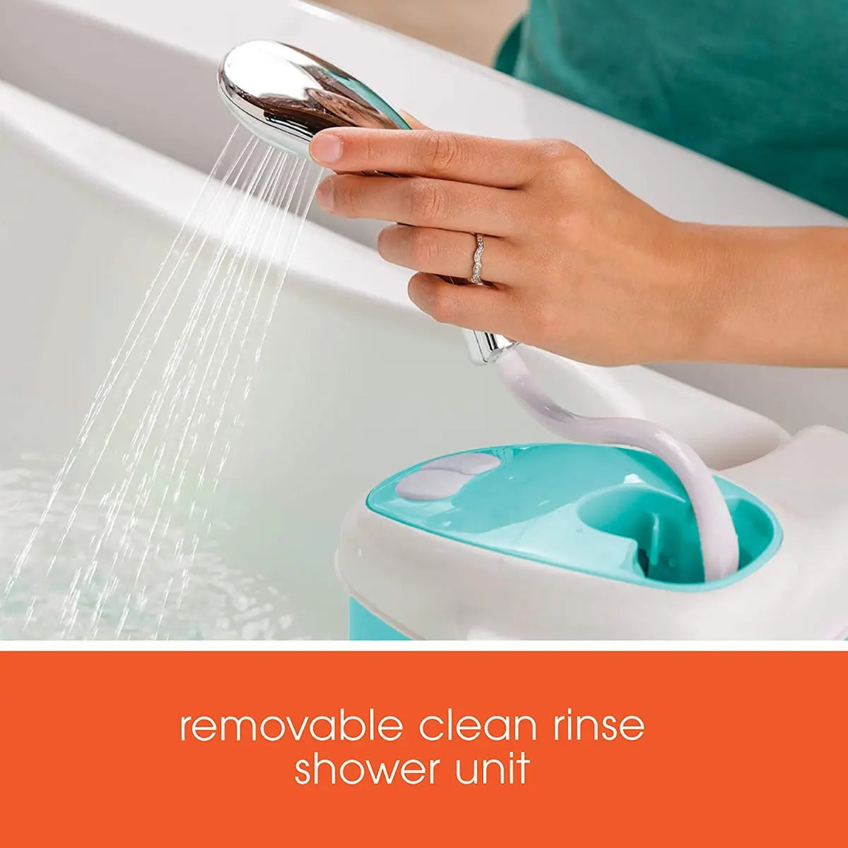 Summer Infant Lil Luxuries Whirlpool Bubbling Spa & Shower Bath Tub Bl – Yallatoys