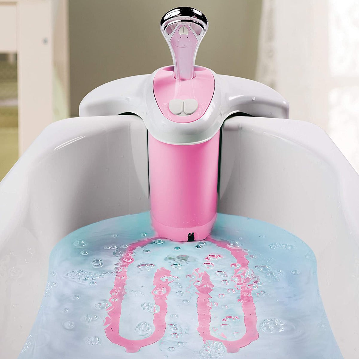 Buy Summer Infant Lil Luxuries Whirlpool Bubbling Spa & Shower Bath Tub Pink | Yallatoys.com