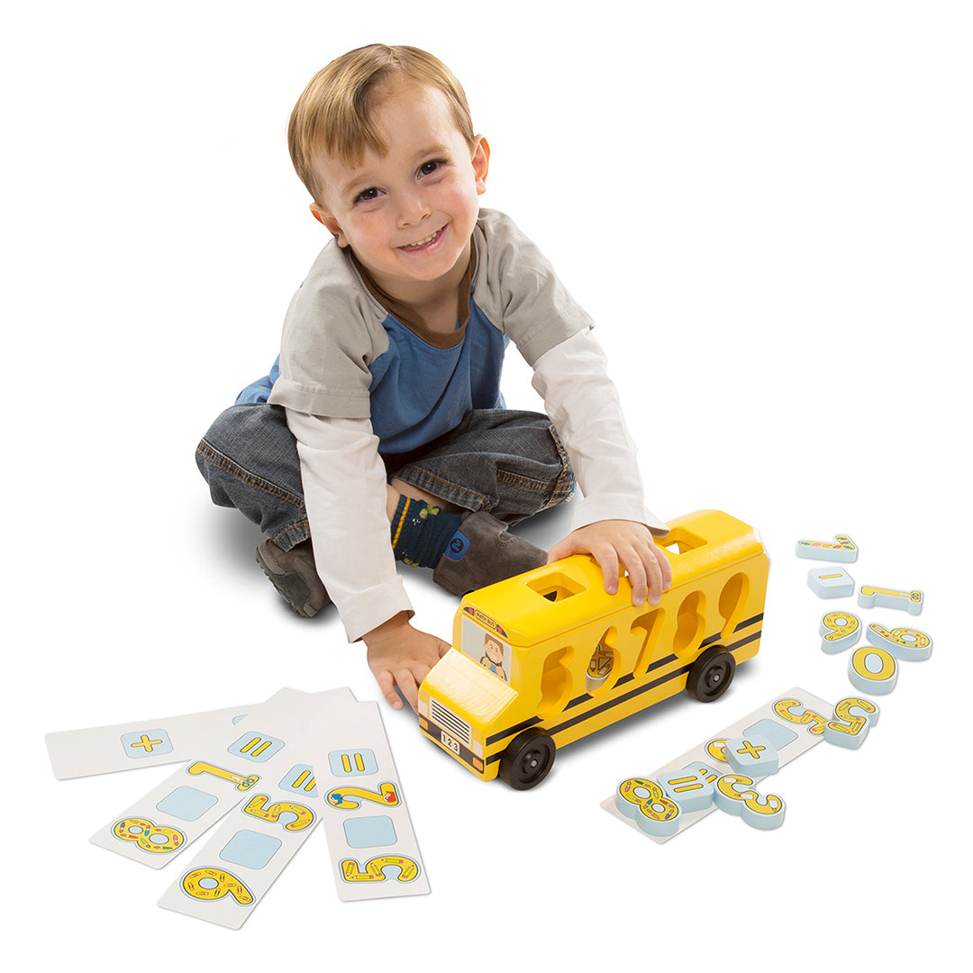 Buy Melissa & Doug Classic Number Matching Maths Bus Toy | Yallatoys.com