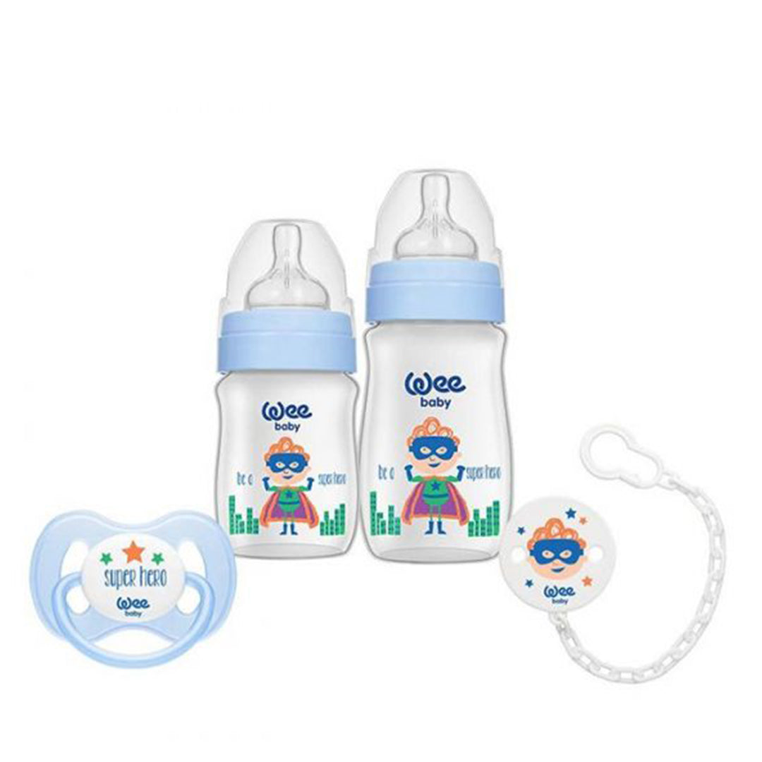 Buy Wee Baby Feeding Hero Set Blue | Yallatoys.com