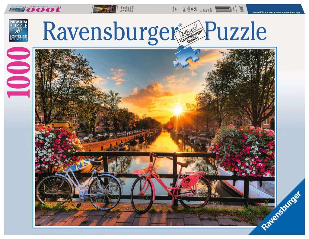 Buy Ravensburger Bicycles in Amsterdam 1000pcs Jigsaw Puzzle | Yallatoys.com