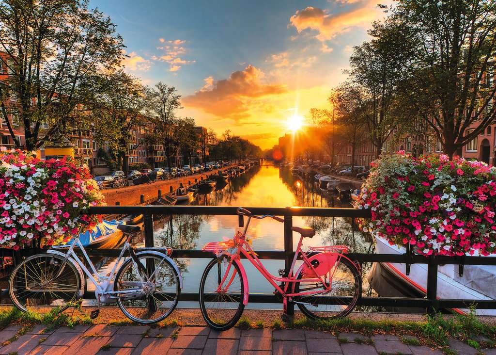 Buy Ravensburger Bicycles in Amsterdam 1000pcs Jigsaw Puzzle | Yallatoys.com