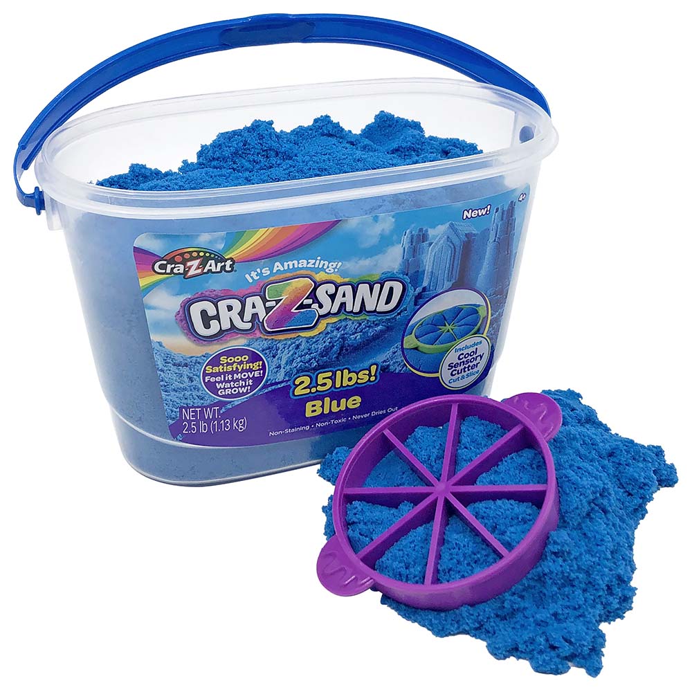 Buy Cra Z Art Sand 2.5lbs Sandy Beach Blue Blast | Yallatoys.com
