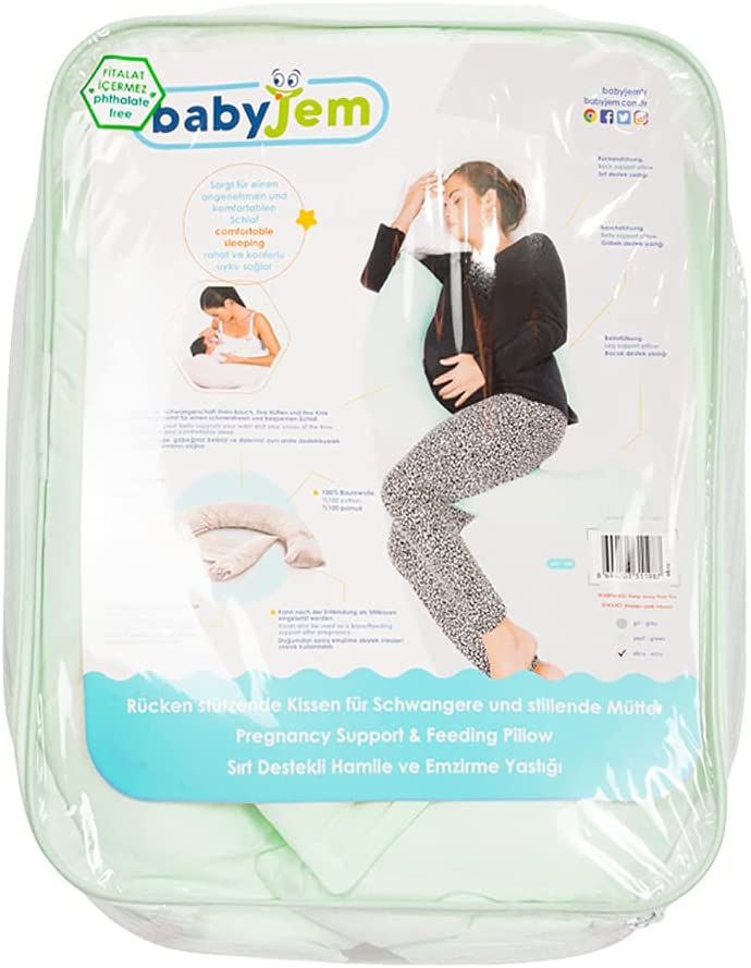 Babyjem Pregnancy Back Support & Feeding Pillow Turquise Babyjem Yallatoys