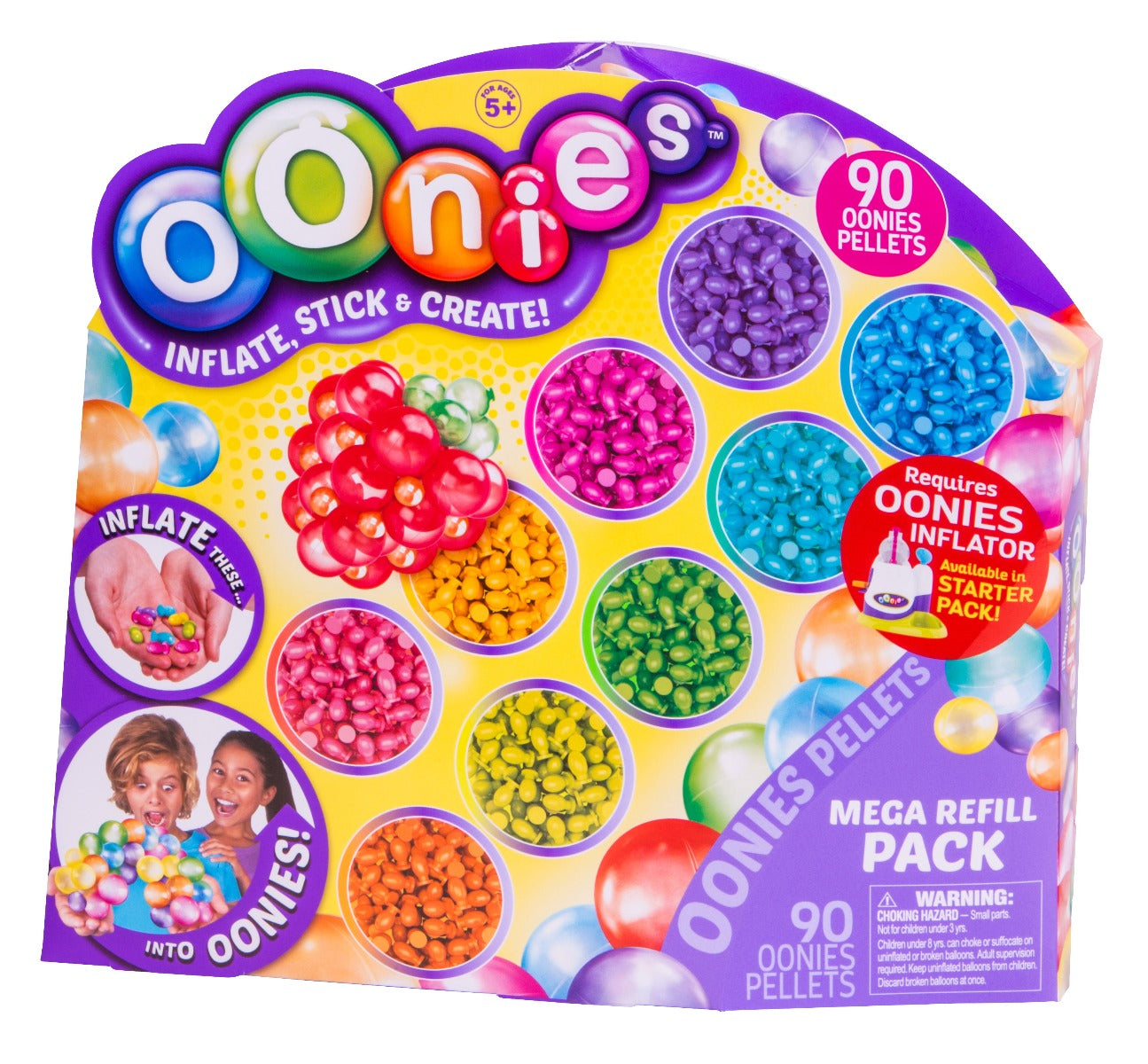Buy Oonies Pellets Mega Refill Pack Inflate Stick & Create | Yallatoys.com