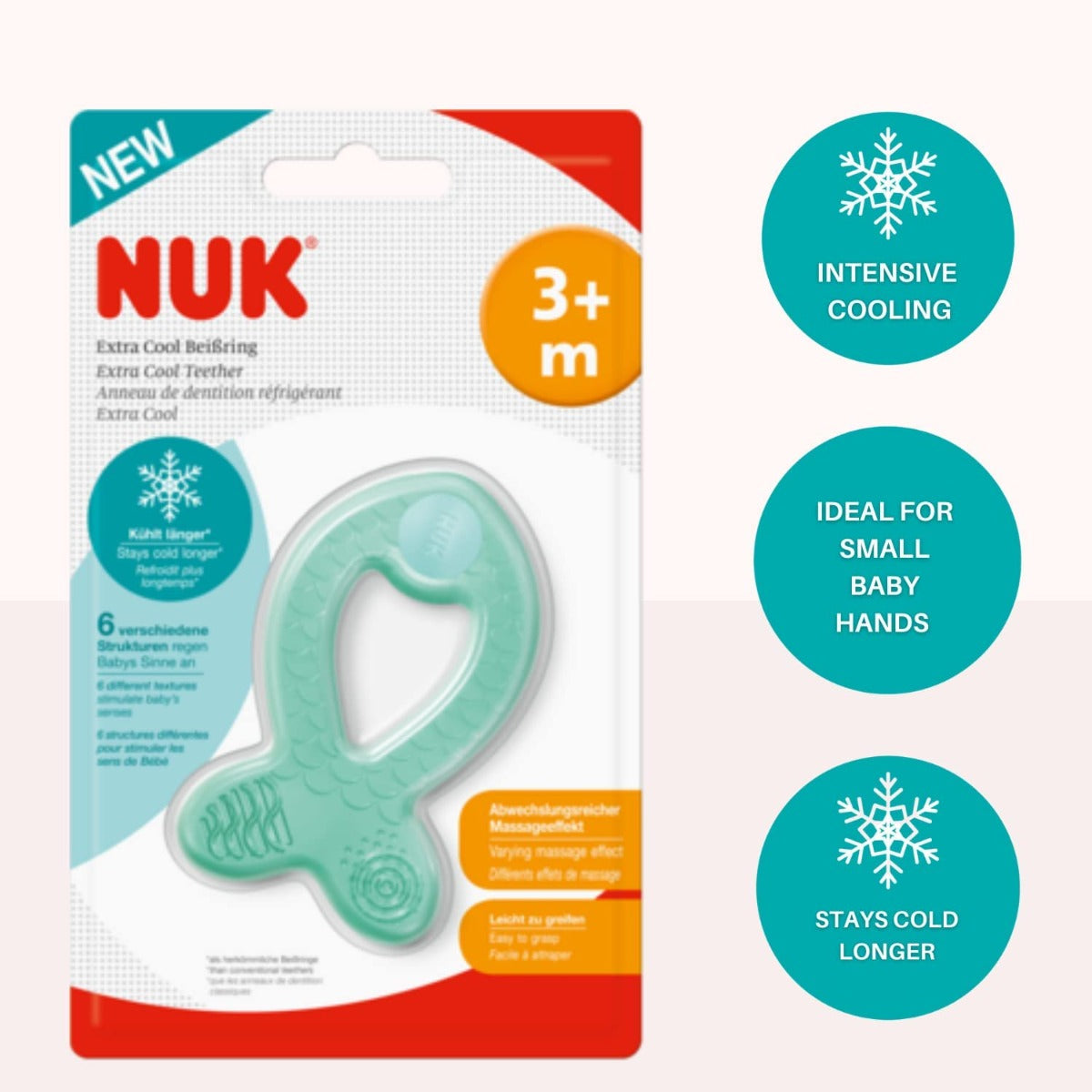 Nuk Cool Teether Fish (Sold Separately Subject to Availability) Nuk Yallatoys