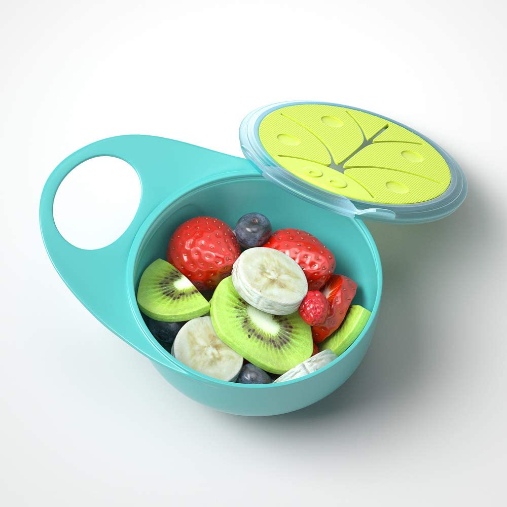Brother MaxÂ  Easy Hold Snack Pot Bowl Blue/Green BROTHERMAX Yallatoys