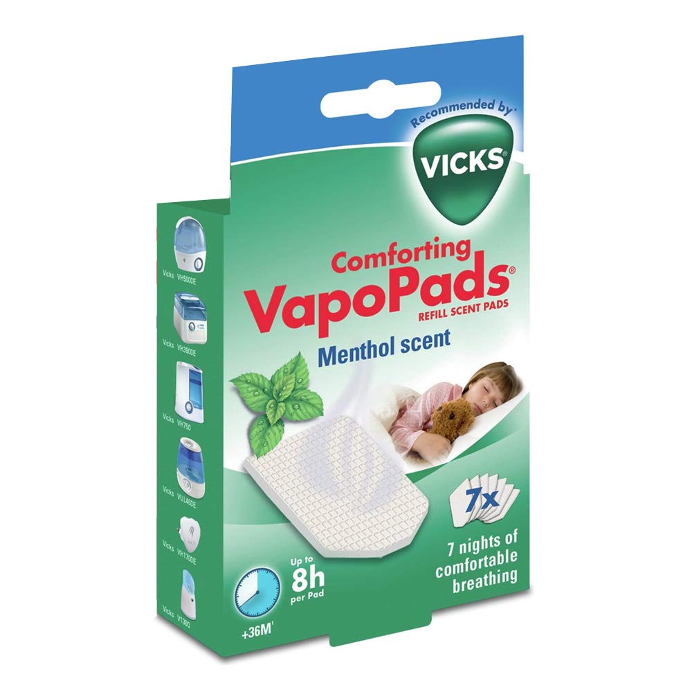 Vicks Soothing Menthol Vapors VapoPads 7 Pack