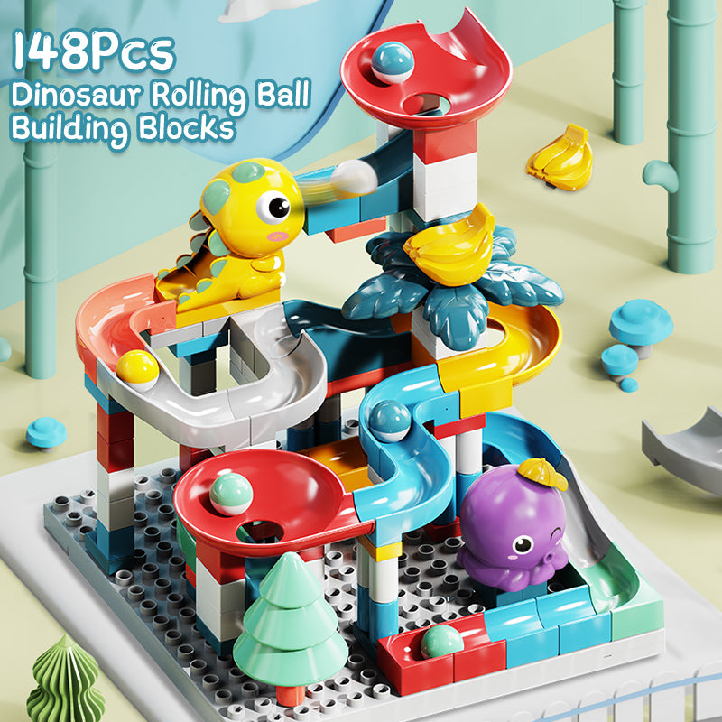 Buy Dinosaur Rolling Ball Building Block 148pcs Activity Game | Yallatoys.com