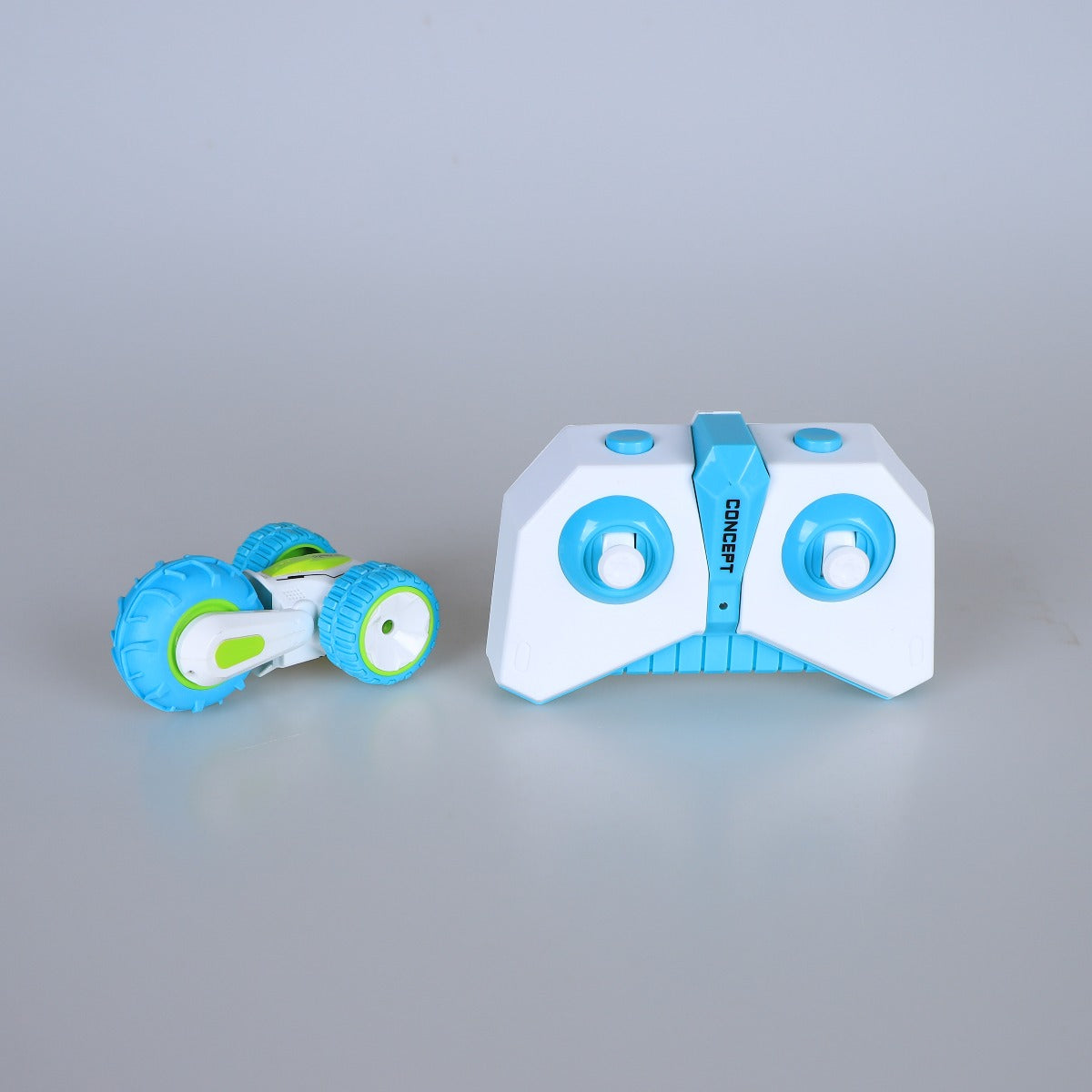Buy D Power Mini Remote Control Spin 360 White Blue | Yallatoys.com