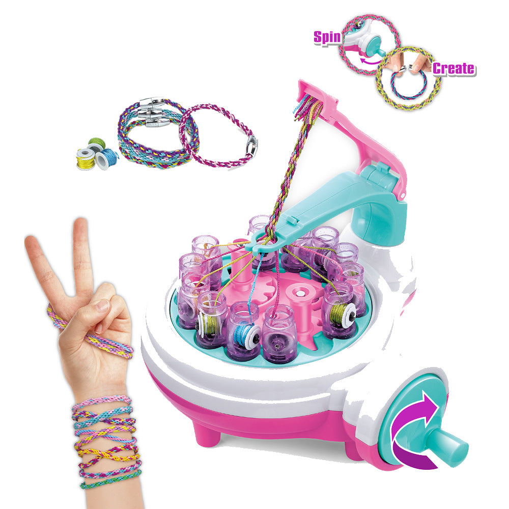 Buy Girls creator 2 in 1 braiding set bracelet machine | Yallatoys.com