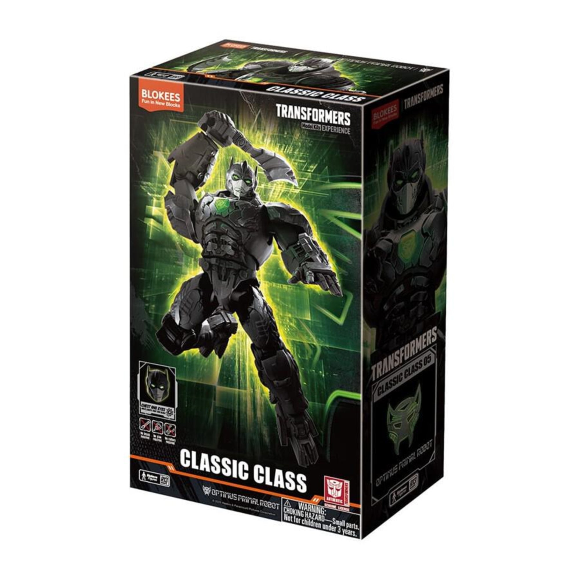 Blokees Transformers Classic Class Optimus Primal Robot Action Figure Blokees Yallatoys