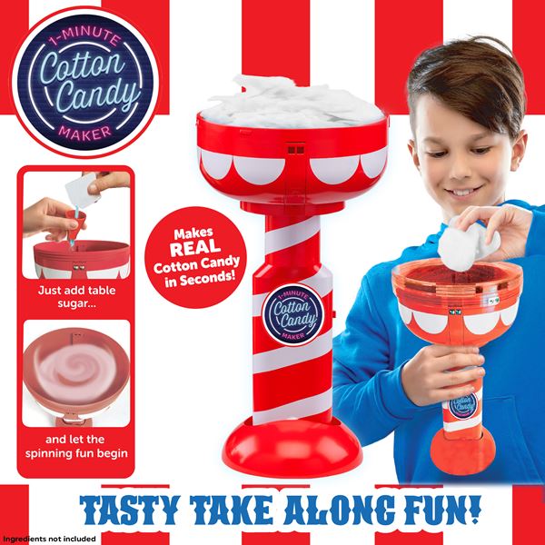 1 minute cotton candy maker