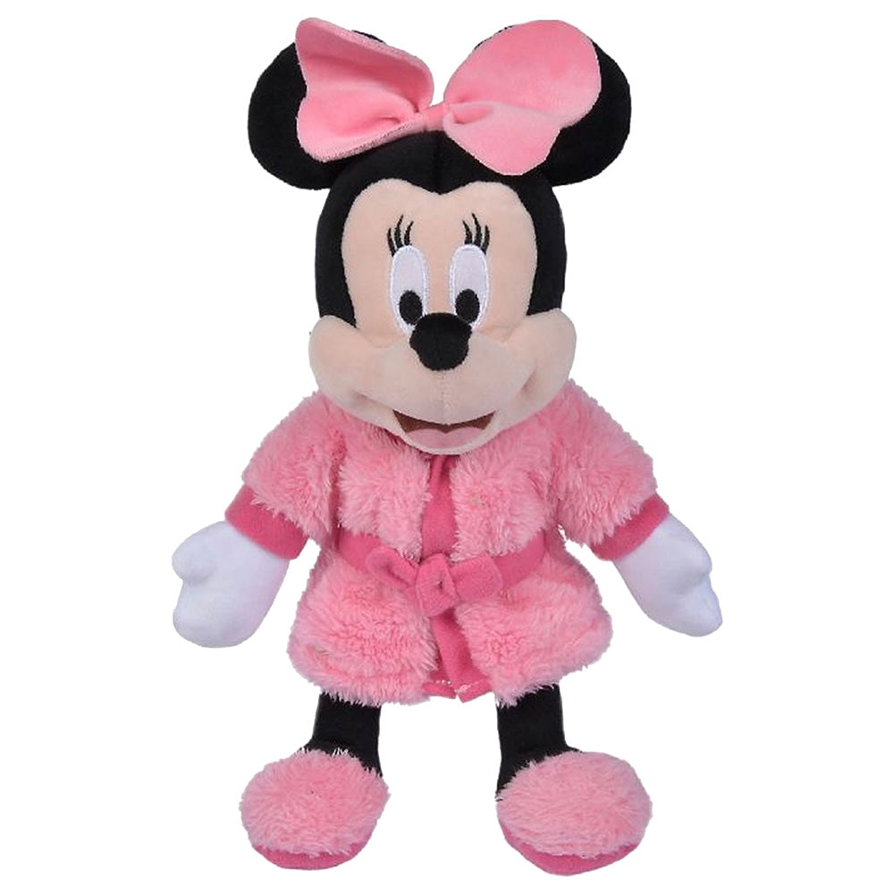 Buy Disney Plush Minnie In Pink Robe Plush Medium 10inch | Yallatoys.com
