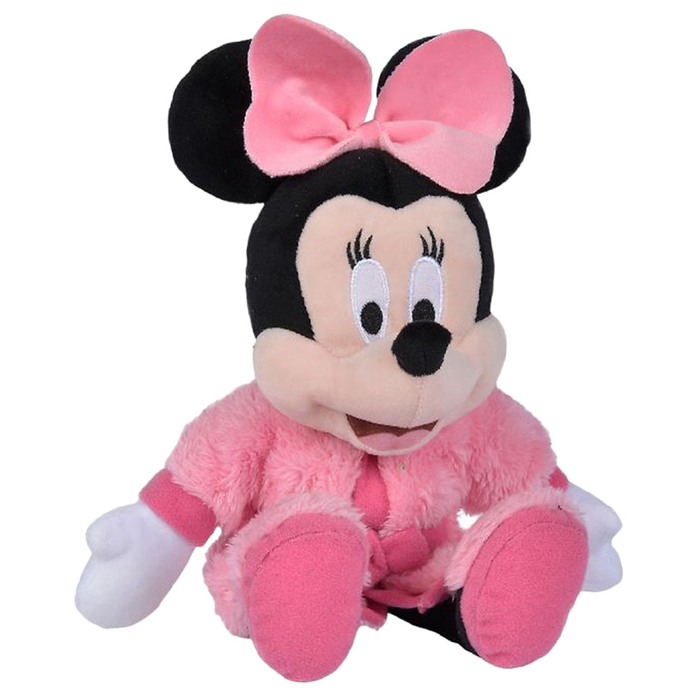 Buy Disney Plush Minnie In Pink Robe Plush Medium 10inch | Yallatoys.com