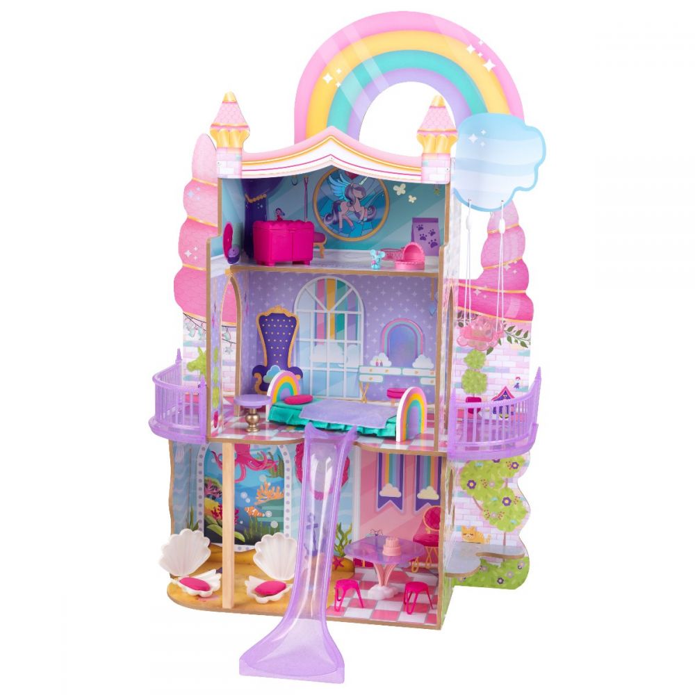 Buy Kidkraft Rainbow Dreamers Unicorn Mermaid Dollhouse | Yallatoys.com