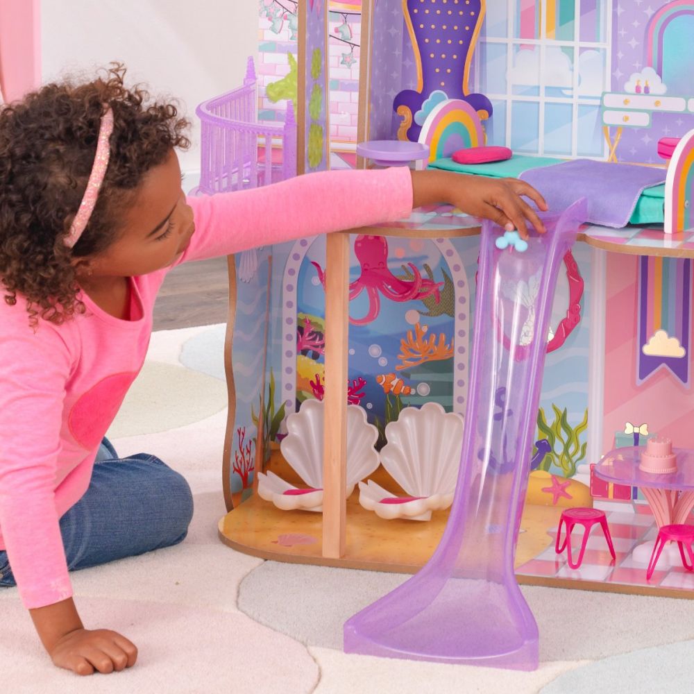 Buy Kidkraft Rainbow Dreamers Unicorn Mermaid Dollhouse | Yallatoys.com