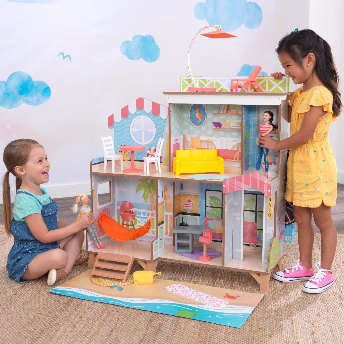 Buy Kidkraft Ferris Wheel Fun Beach House Dollhouse | Yallatoys.com