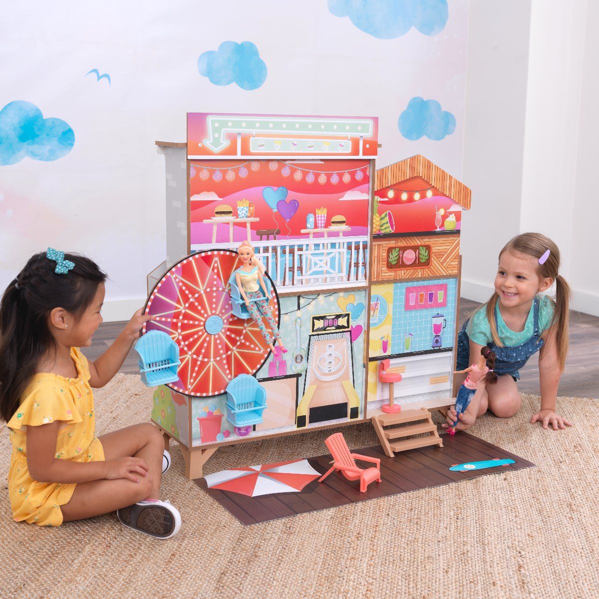 Buy Kidkraft Ferris Wheel Fun Beach House Dollhouse | Yallatoys.com