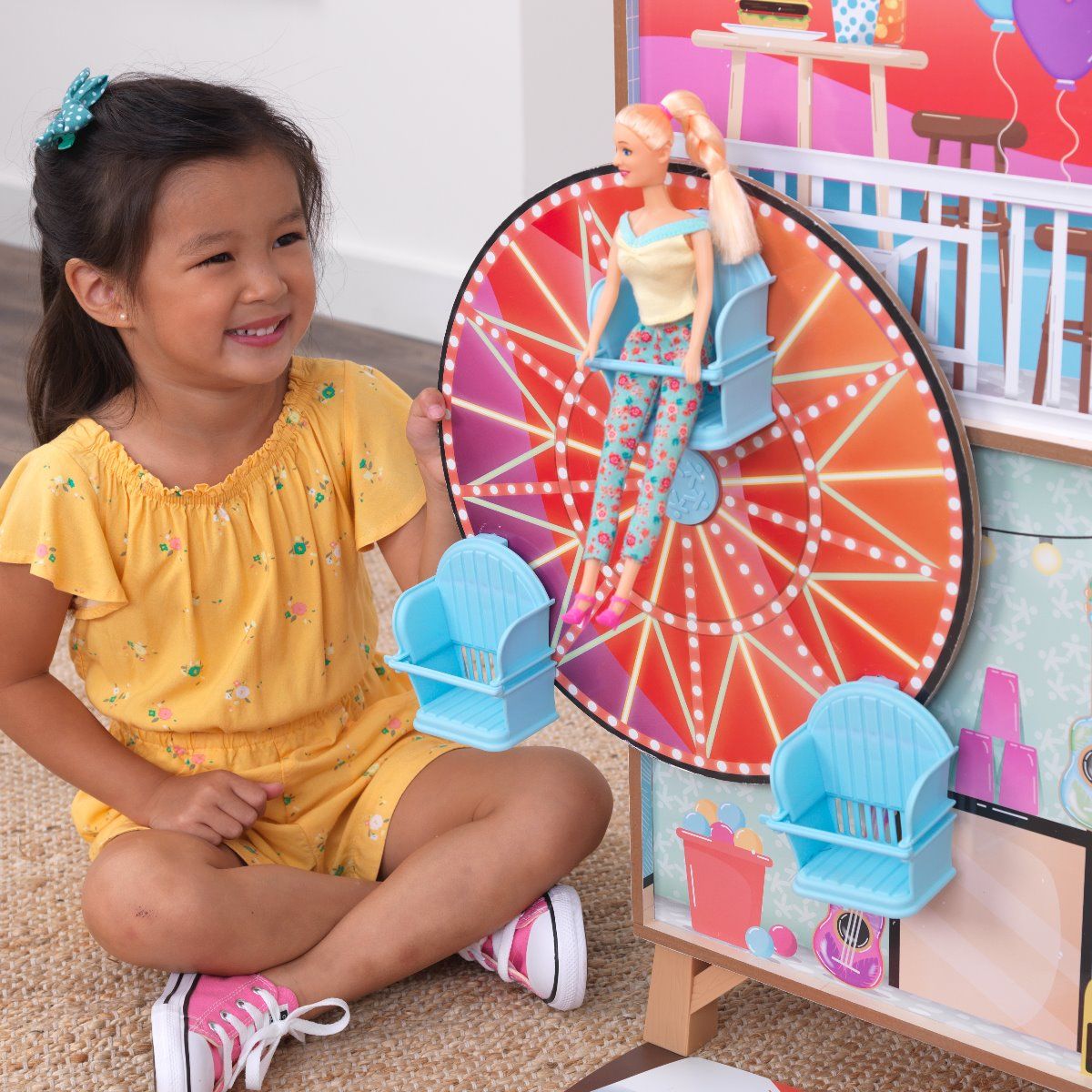 Buy Kidkraft Ferris Wheel Fun Beach House Dollhouse | Yallatoys.com