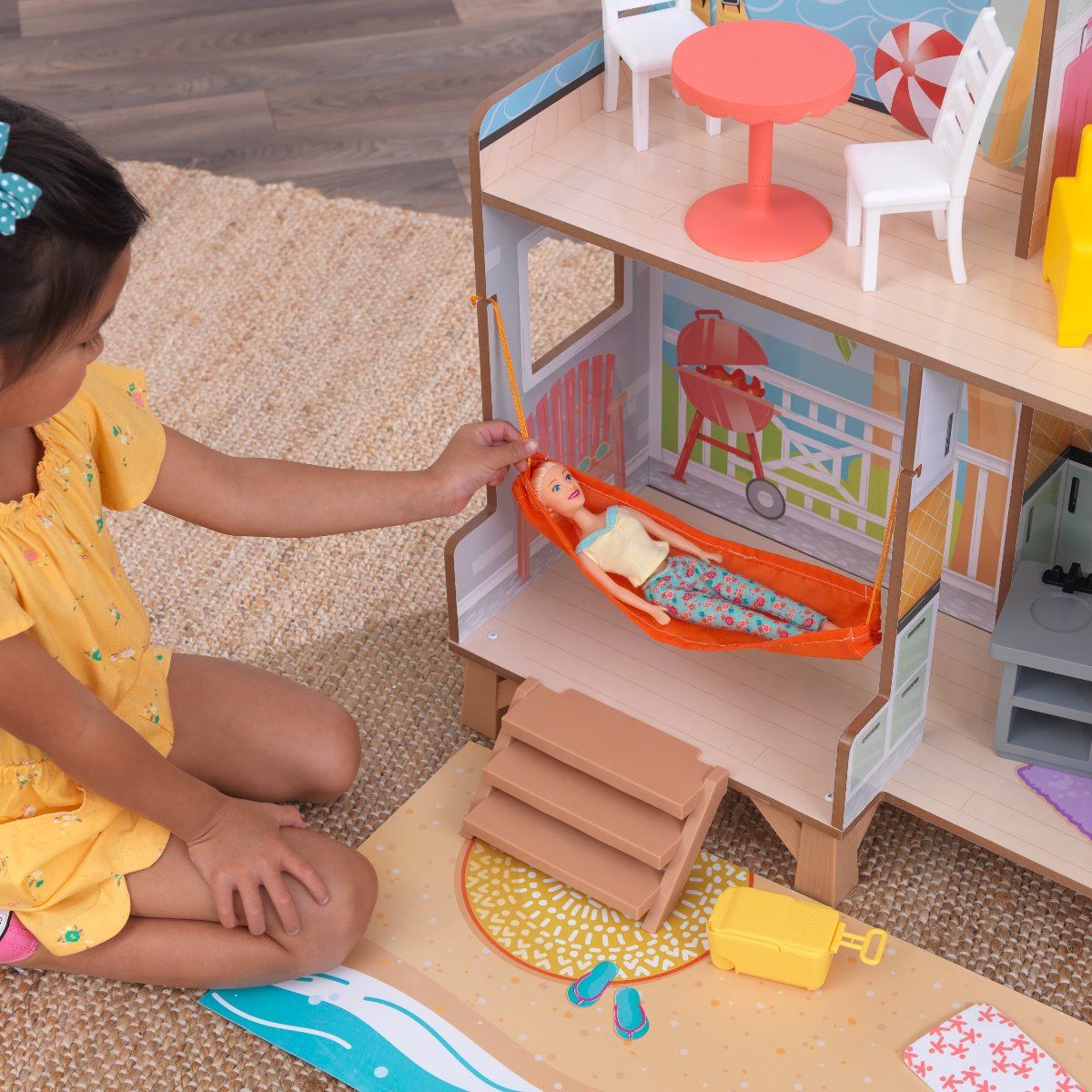 Buy Kidkraft Ferris Wheel Fun Beach House Dollhouse | Yallatoys.com