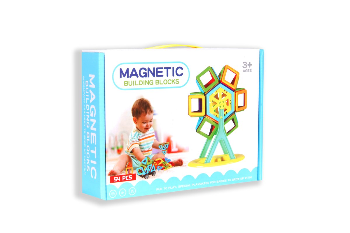 Buy Magnetic Blocks 54 Pcs | Yallatoys.com