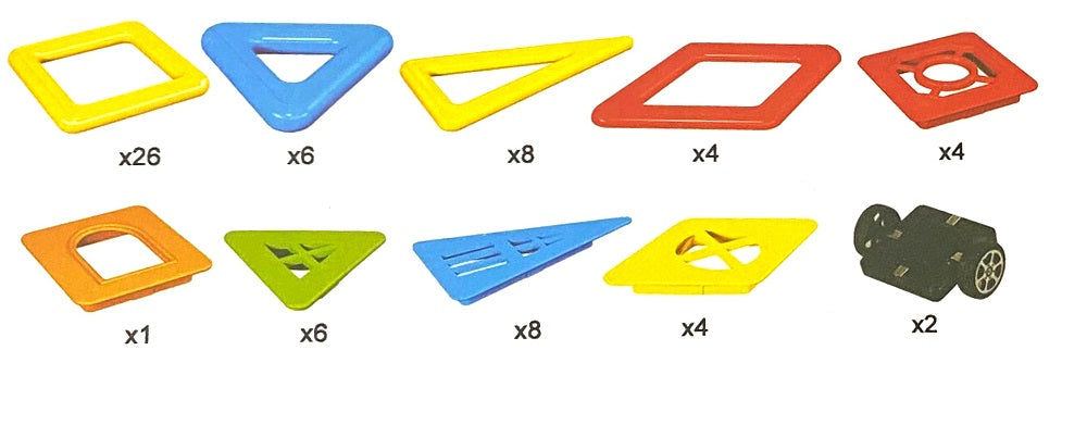 Buy Magnetic Building Blocks 69Pcs | Yallatoys.com