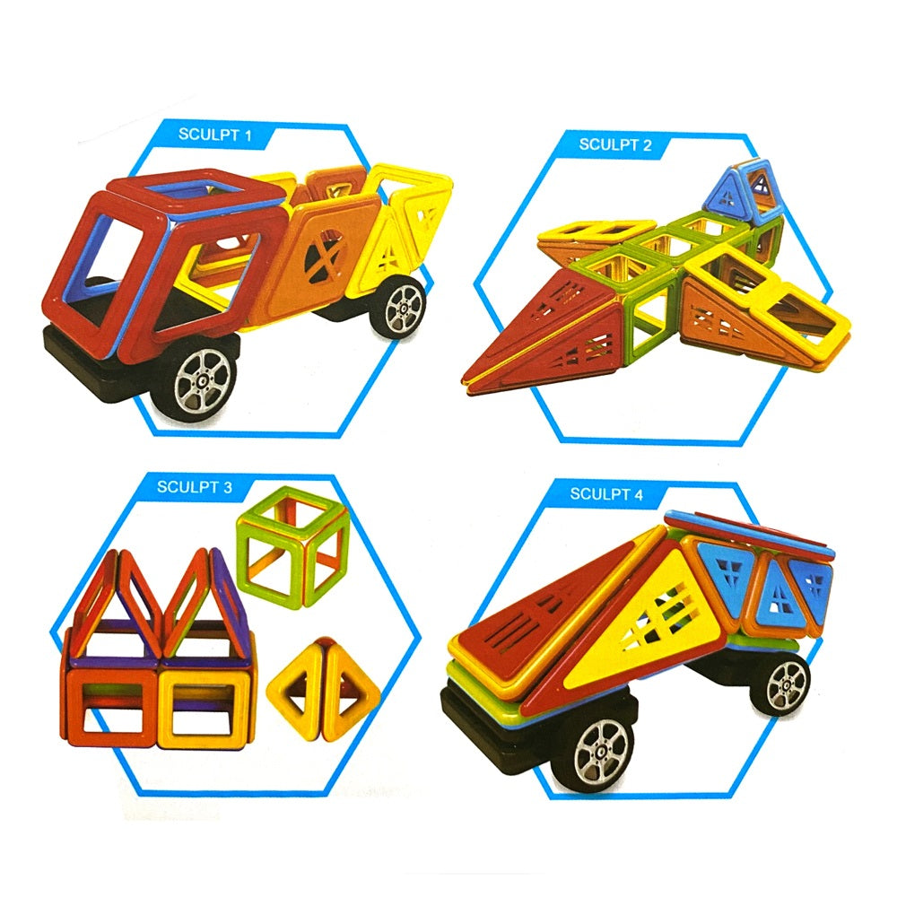Buy Magnetic Building Blocks 69Pcs | Yallatoys.com