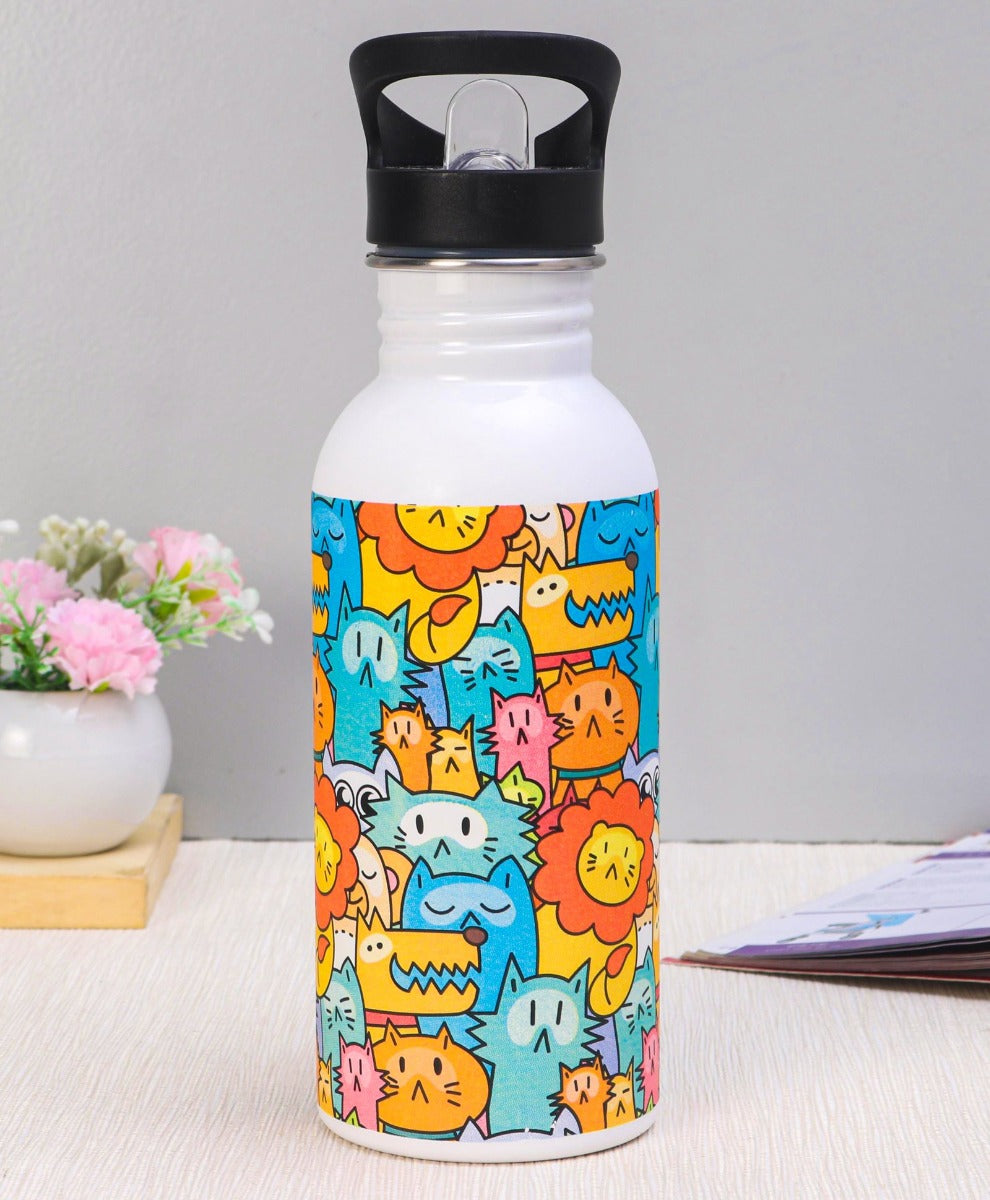 Buy Knack Animals Magic Water Bottle 600ml | Yallatoys.com