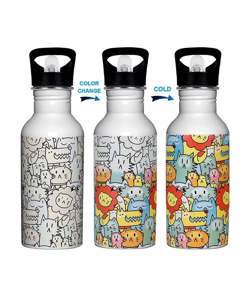Buy Knack Animals Magic Water Bottle 600ml | Yallatoys.com