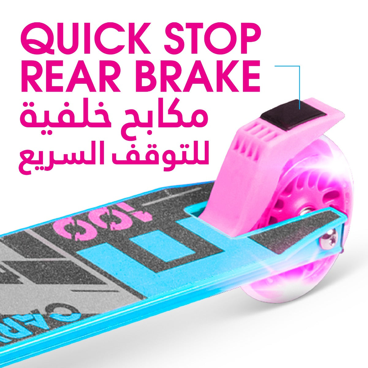 Buy Madd Gear Carve Rize 100 Pink Blue Scooter | Yallatoys.com