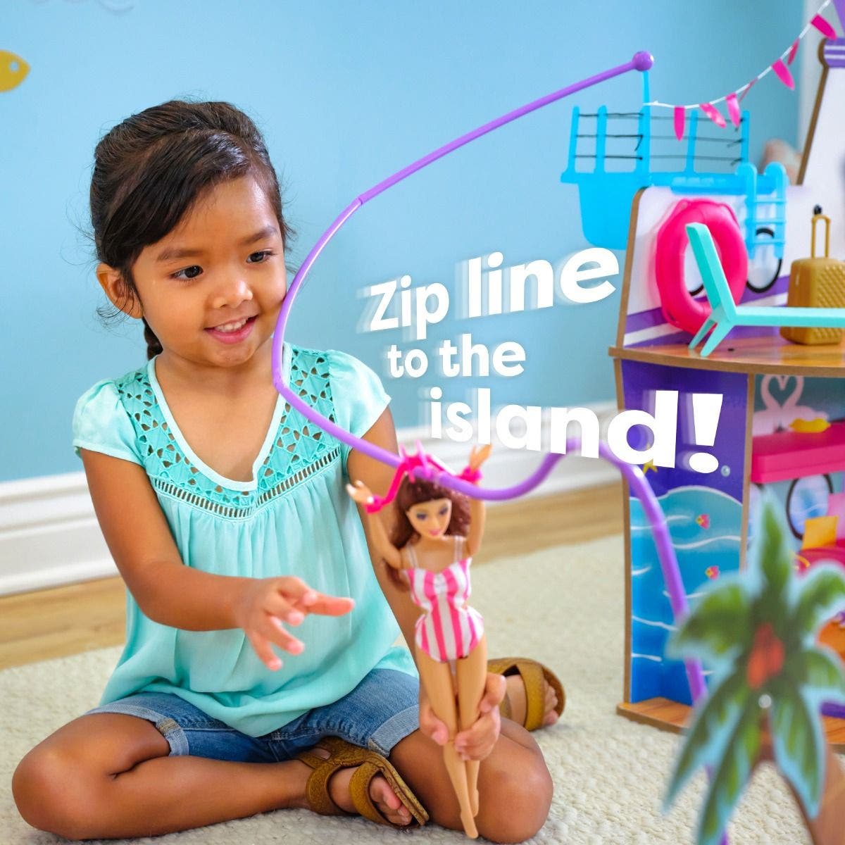 Buy Kidkraft Luxe Life 2 in 1 Cruise Ship & Island Wooden Playset | Yallatoys.com