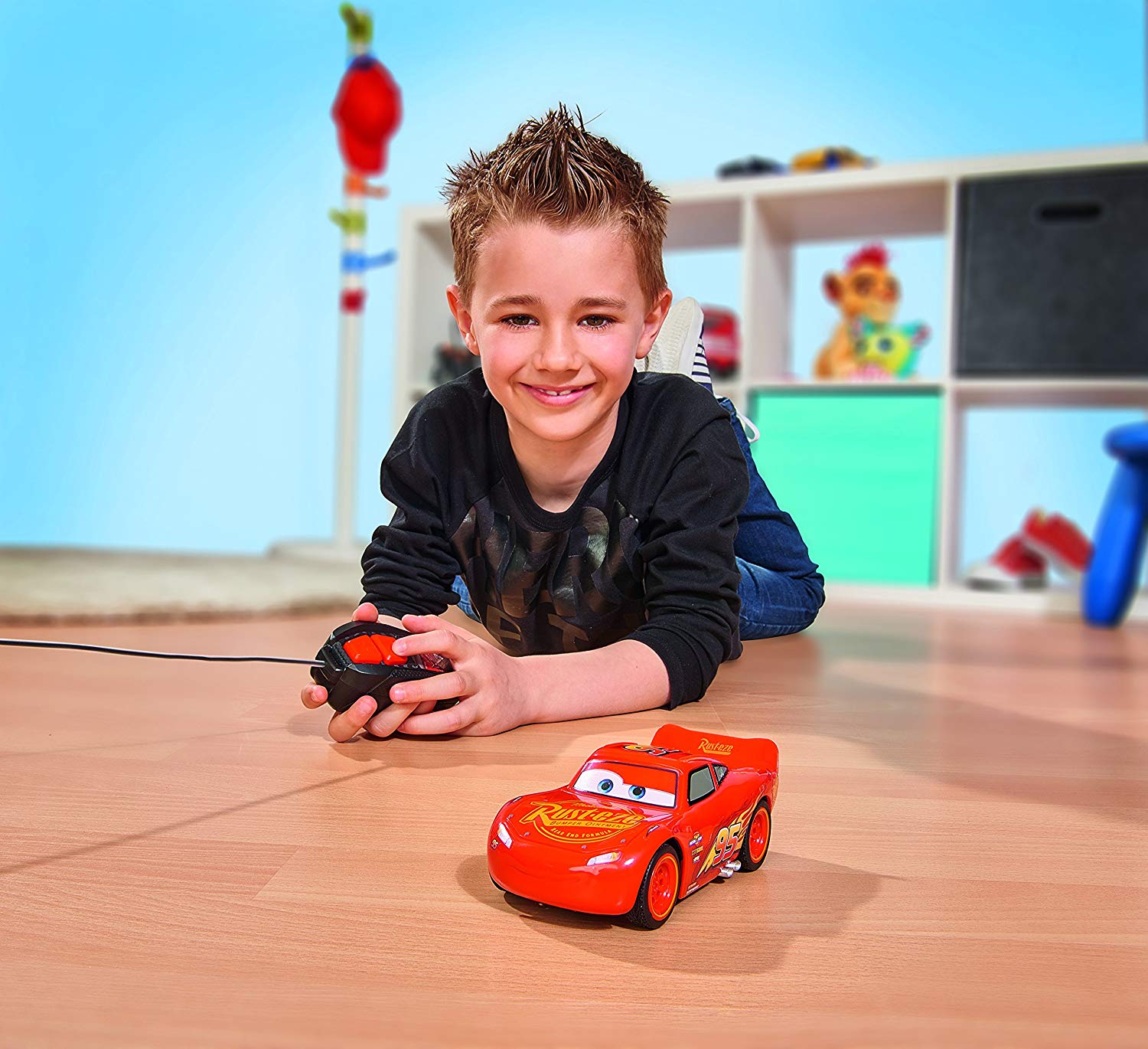 Buy Dickie Disney Cars Lightning McQueen Single Drive Remote Control Car | Yallatoys.com