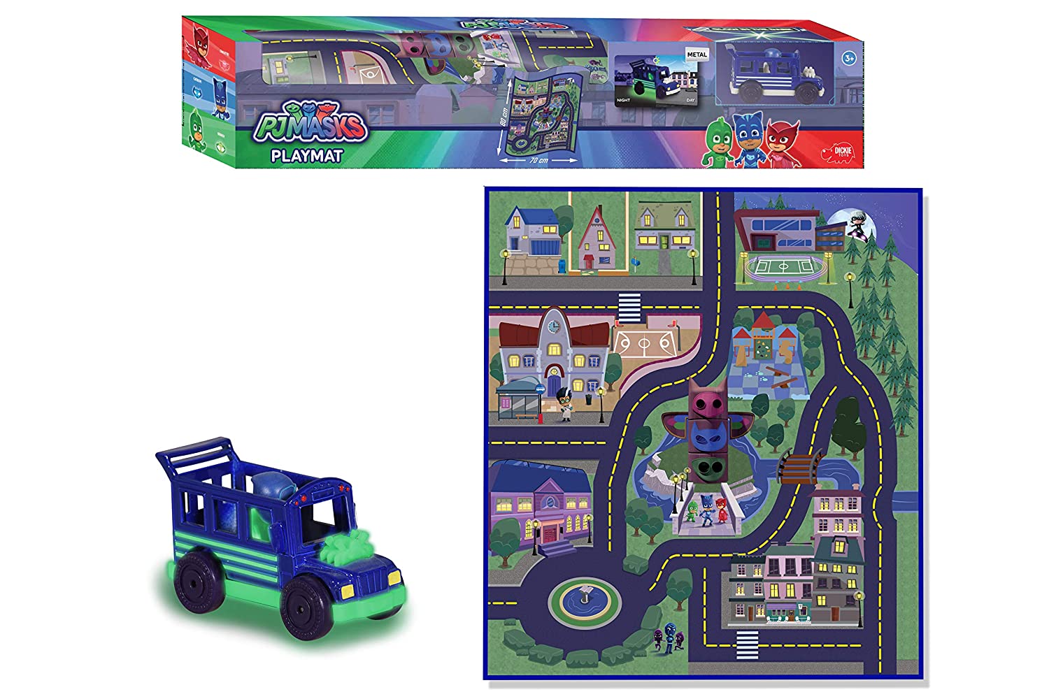Buy PJ Masks Kids Playmat with 1 Car | Yallatoys.com