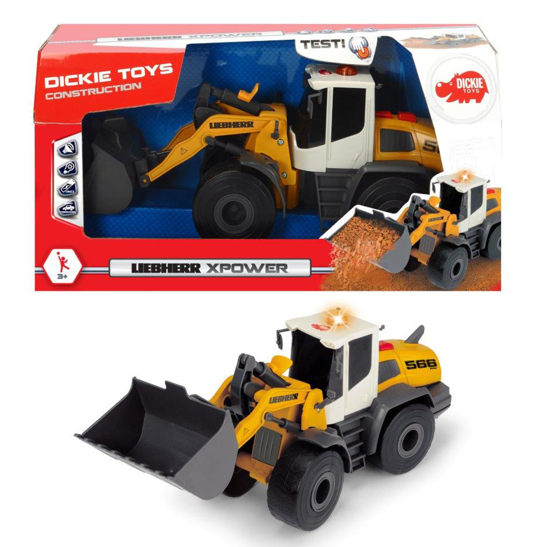Buy Dickie Construction Vehicle Loader Toy Liebherr L566 XPower Digger Multicolor | Yallatoys.com