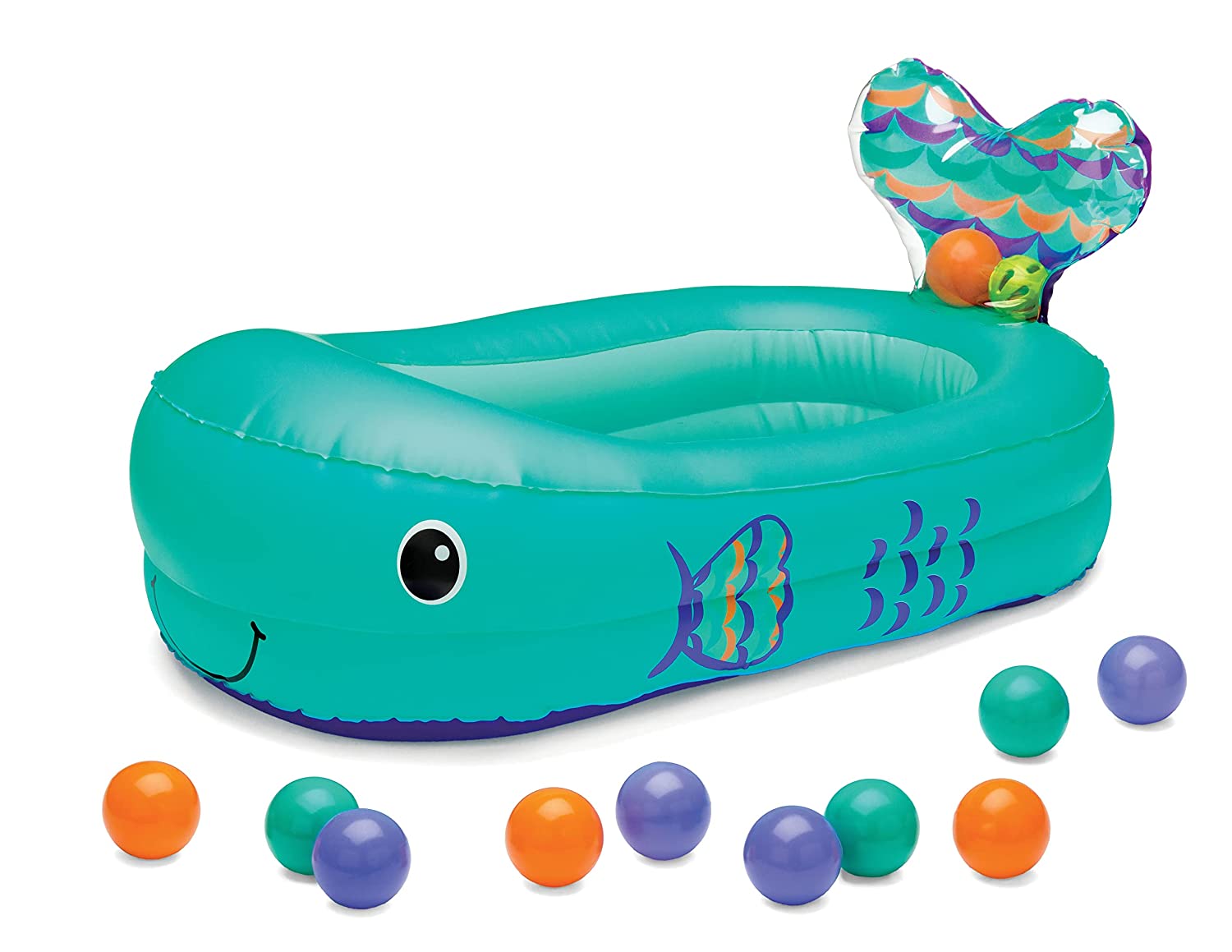 Infantino Whale Bubble Ball Inflatable Bath Tub Infantino Yallatoys