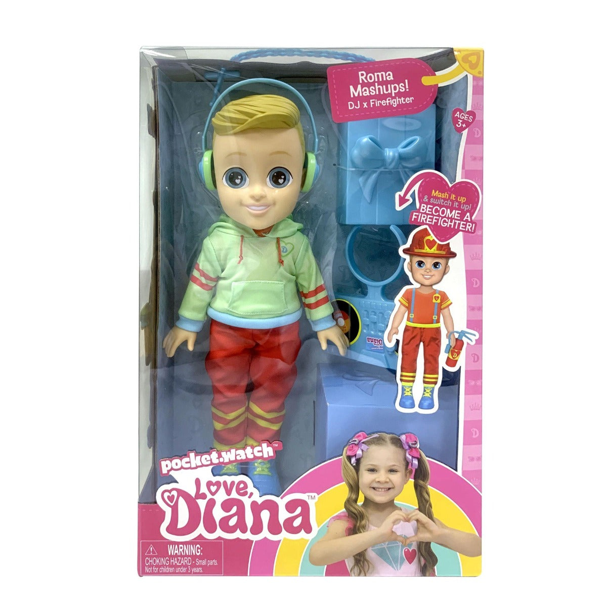 Buy Love Diana 33cm Mash Up Roma Dj X Firefighter | Yallatoys.com