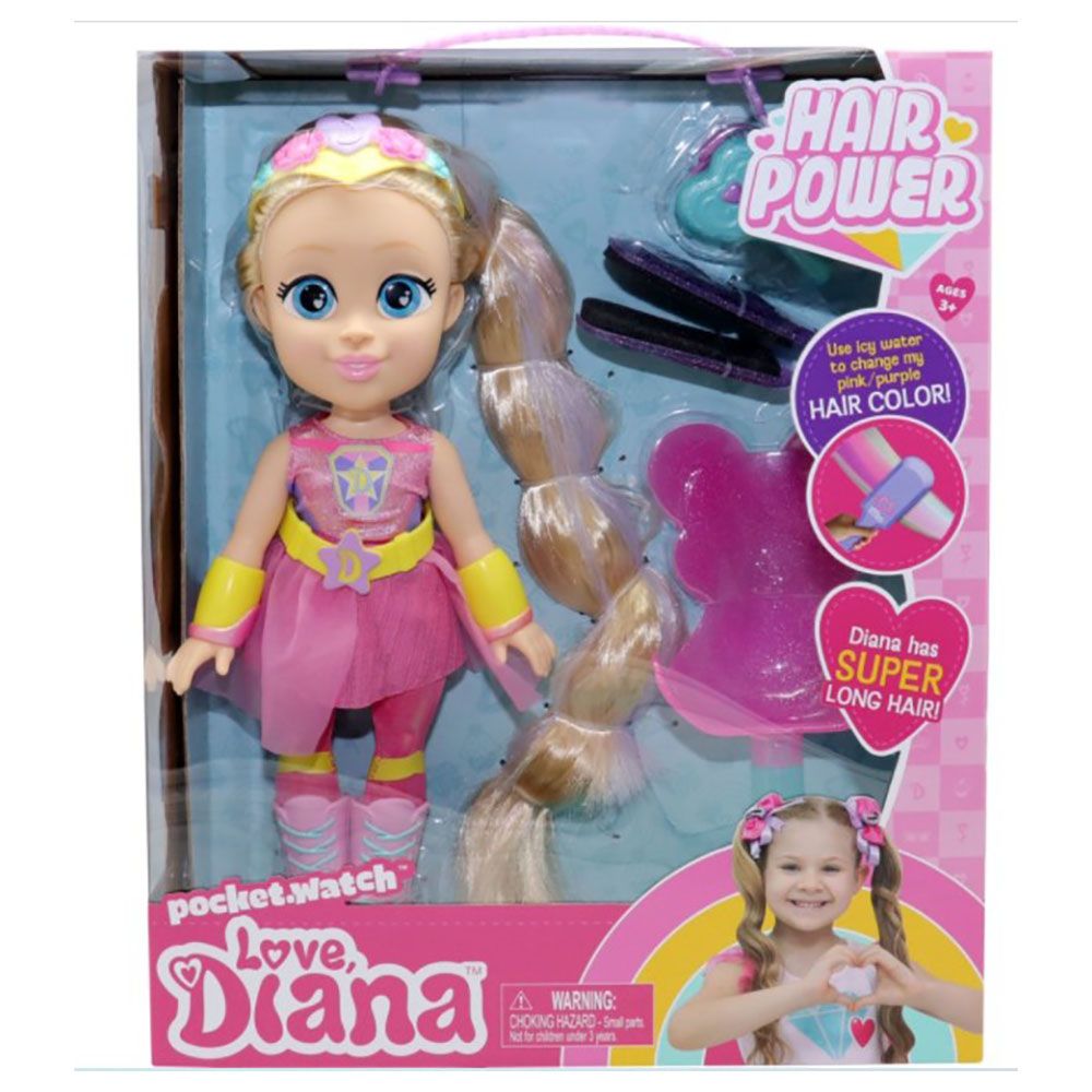 Buy Love Diana 13inch Doll Hair Power | Yallatoys.com