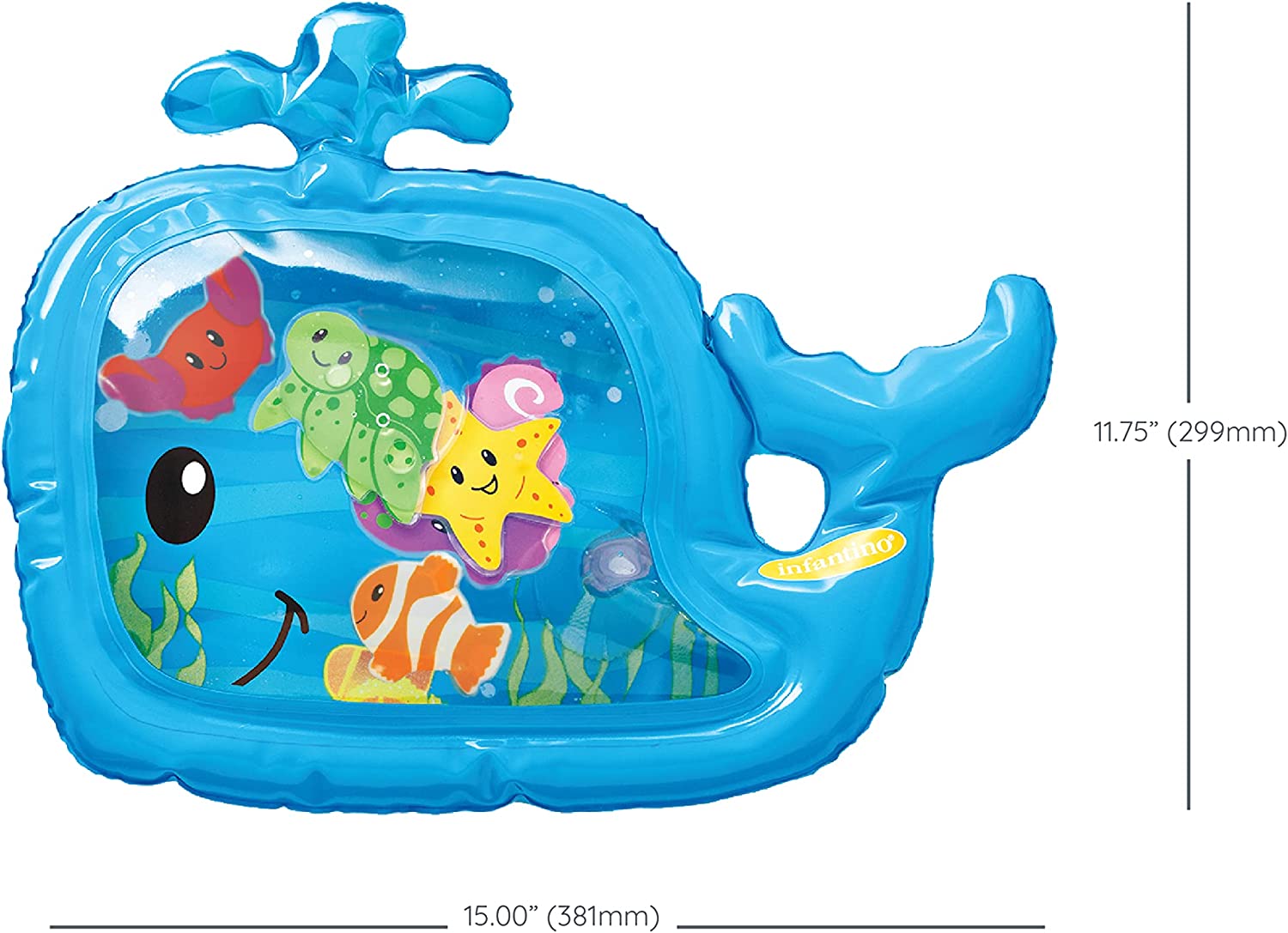 Infantino Sensory Pat & Play Water Mat Whale Infantino Yallatoys