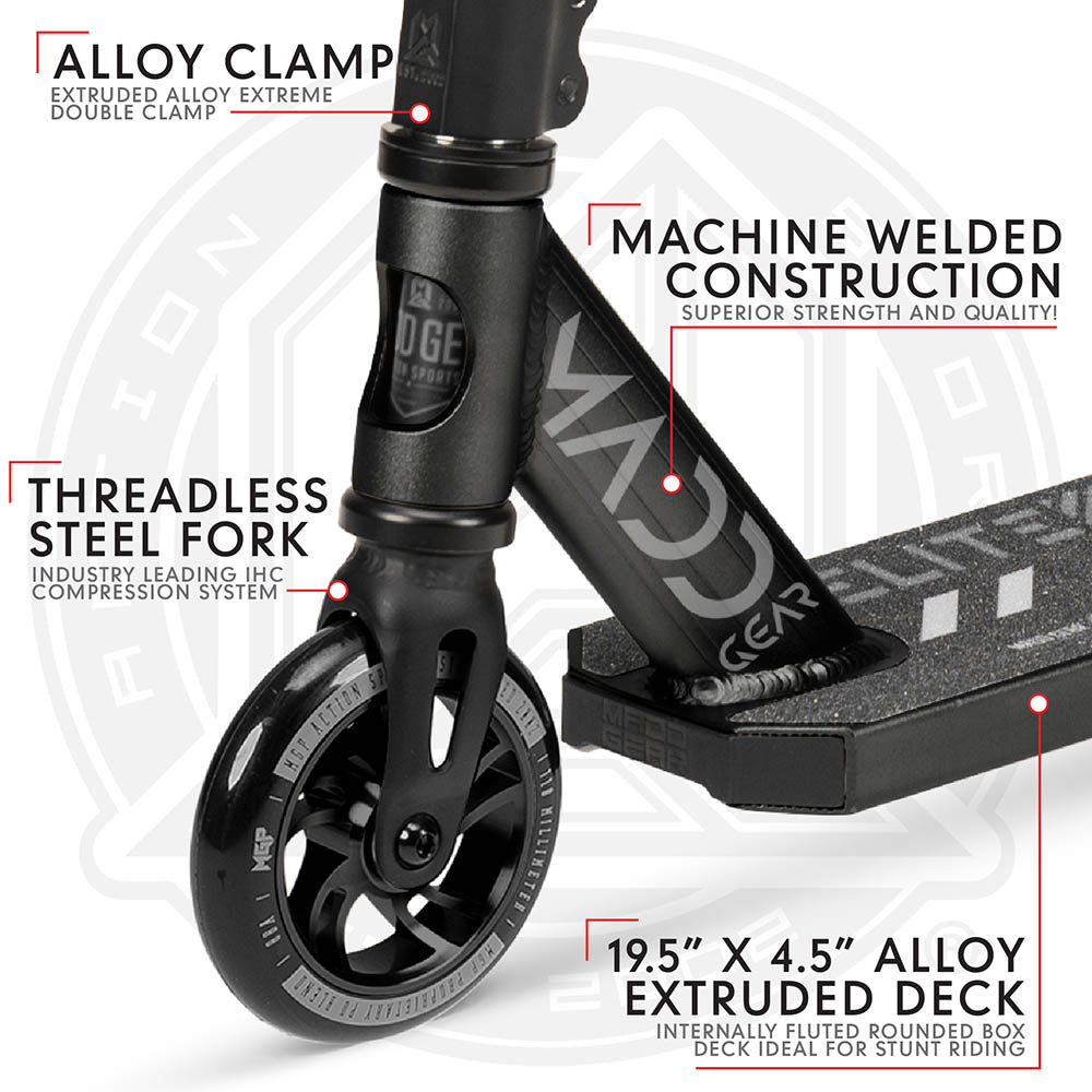 Buy Madd Gear Carve Elite Stunt Scooter Black/Grey | Yallatoys.com